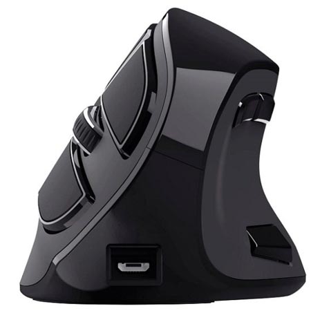 ماوس بی سیم ایستاده تراست مدل VOXX ERGONOMIC RECHARGEBLE