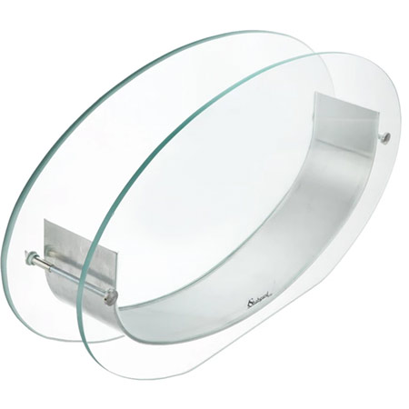 تنگ ماهی جنس شیشه شیک نیم دایره ای مدل E2