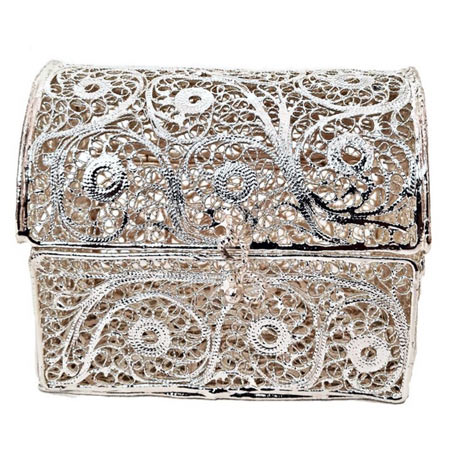 جعبه جواهرات مدل ملیله کاری