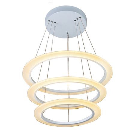 لوستر مدرن تارا مدل سه حلقه دایره ای دارای ریموت کنترل