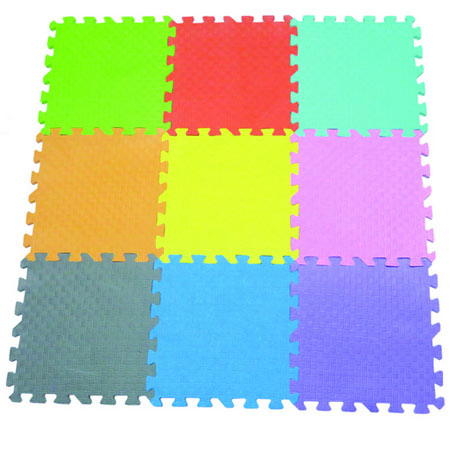 کفپوش تاتامی فوم یک متری بسته 9 عددی