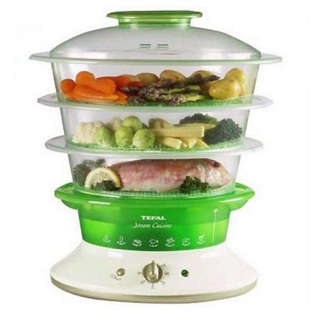 بخارپز تفال توان مصرفی ۲۰۰۰ وات مدل Steam Cuisine VC4003