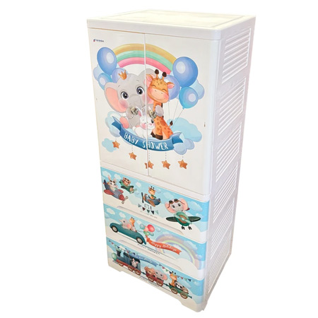 کمد لباس کودک تسا مدل اسکای جنس پلاستیک