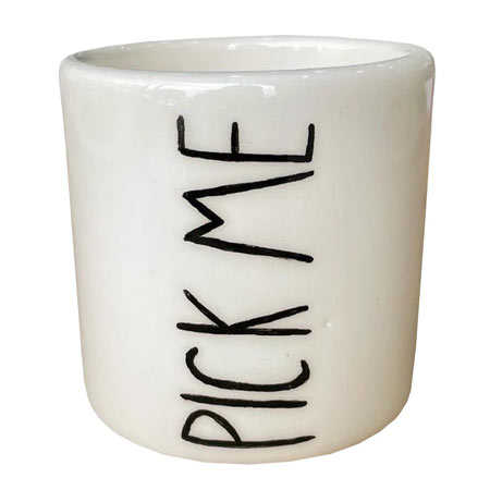 جا خلال دندان لیوان سرامیکی طرح تکست