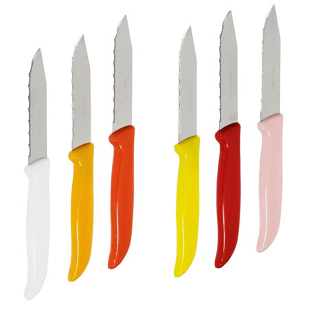 چاقو مدل اره ای تایتان بسته 6 عددی جنس استیل