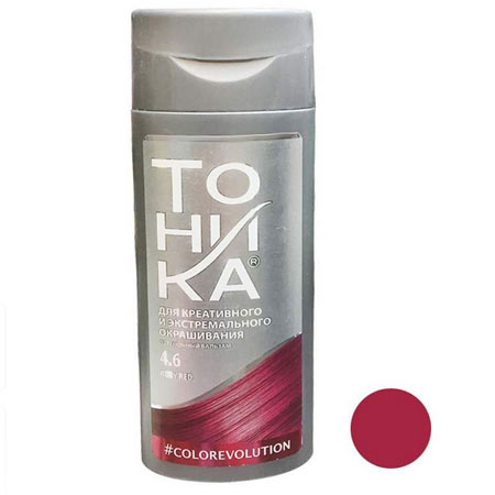 شامپو رنگساژ تونیکا شماره 4.6 حجم 150 میلی لیتر رنگ سرخابی