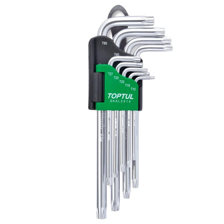 آچار آلن ستاره ای تاپ تول مدل GAAL0914 مجموعه 9 عددی