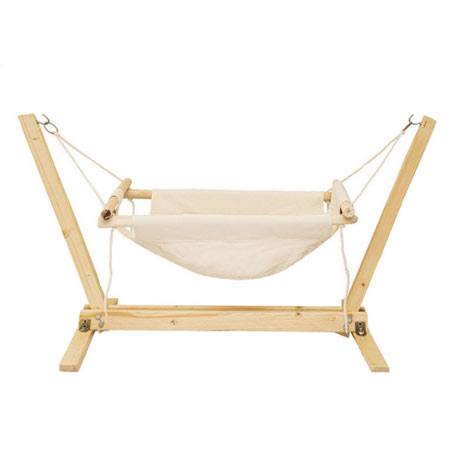 گهواره سنتی تاشو نوزاد چوبی