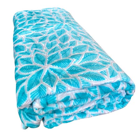 پتو مسافرتی مدل ژله ای طرح برگ سایز 240x220 سانتی متر