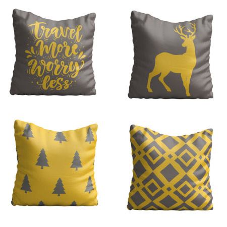 کاور کوسن طرح تراول کد SWT02 مجموعه 4 عددی