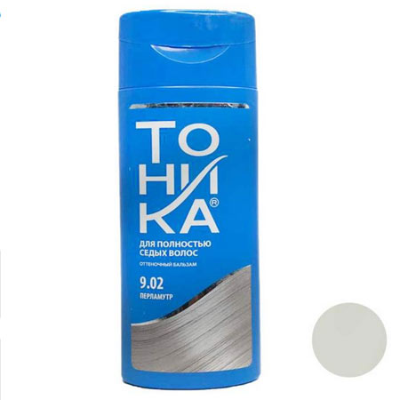 شامپو رنگساژ مو تونیکا شماره 9.02 حجم 150 میلی لیتر رنگ نقره ای