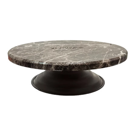 صفحه گردون کیکی چوبی مدل دلتا طرح سنگ