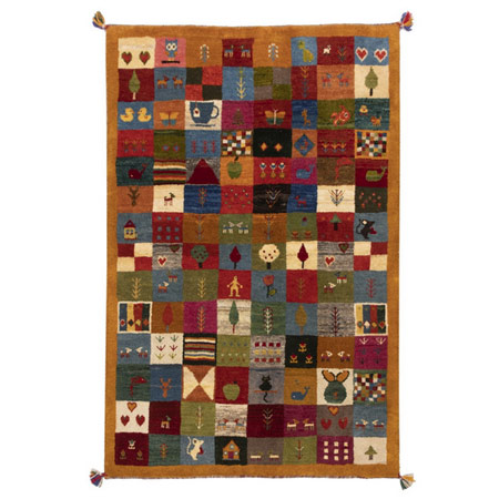 گبه دستباف پشمی دو متری سی پرشیا