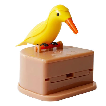 ظرف خلال دندان مکانیکی مدل پرنده جنس پلاستیک