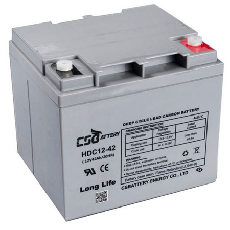 باتری یو پی اس 12 ولت 42 آمپر ساعت CSB مدل HDC12-42