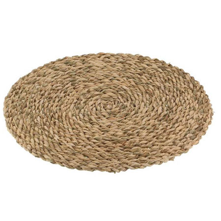 زیر بشقابی و زیر قابلمه ای مدل حصیری دایره ای