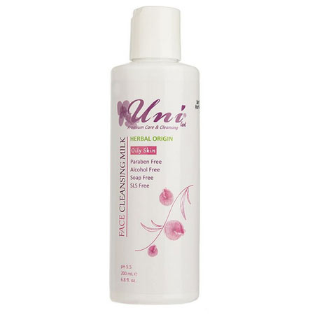 شیر پاک کن یونی لد سری Herbal Origin مدل Oily Skin حجم 200 میلی لیتر