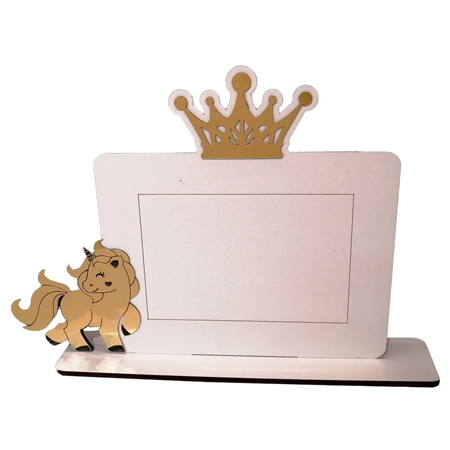 قاب عکس کودکانه دخترانه مدل یونیکورن