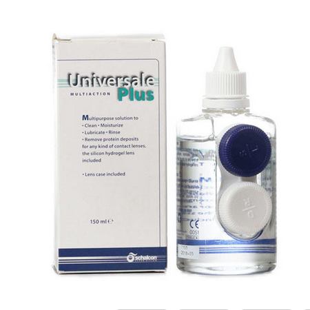 محلول شستشوی لنز شالکون مدل Universal Plus حجم 150 میلی لیتر