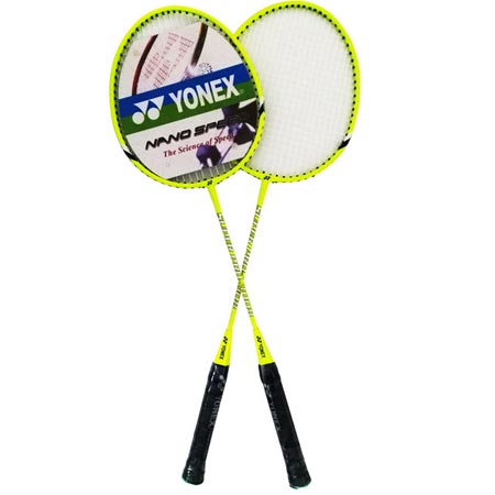 راکت بدمینتون یونکس بسته 2 عددی گریپ لاستیکی