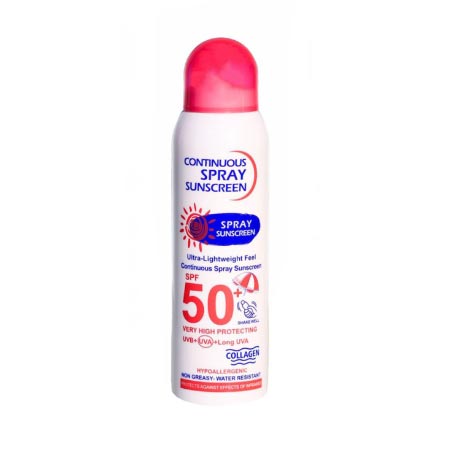 اسپری ضد آفتاب وکالی حجم 235 میلی لیتر SPF ۵۰