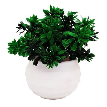 گلدان به همراه گل مصنوعی مدل k16