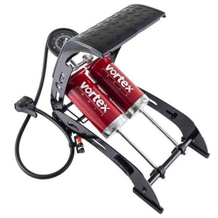 تلمبه پایی ورتکس استیل دو سیلندر مدل FOOT PUMP