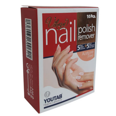 پد لاک پاک کن و تقویت ناخن ویهان کد A55 بسته 10 عددی