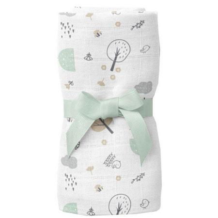 ملحفه کودک ویپو نخ و پنبه مدل Colorful Forest سایز 75x75 سانتی متر