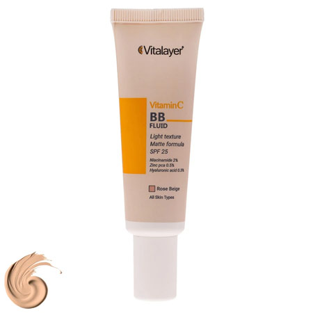 کرم پودر BB ویتالیر مدل Vitamin C حجم 30 میلی لیتر
