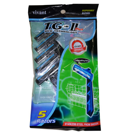 خود تراش مردانه ویوانت مدل TG-II PLUS بسته 5 عددی