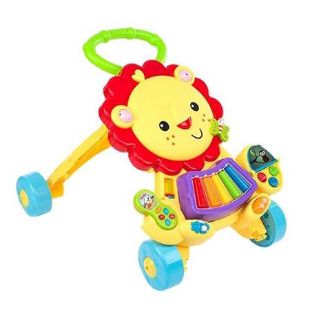 واکر کودک موزیکال و چراغدار طرح شیر با قابلیت جمع شدن