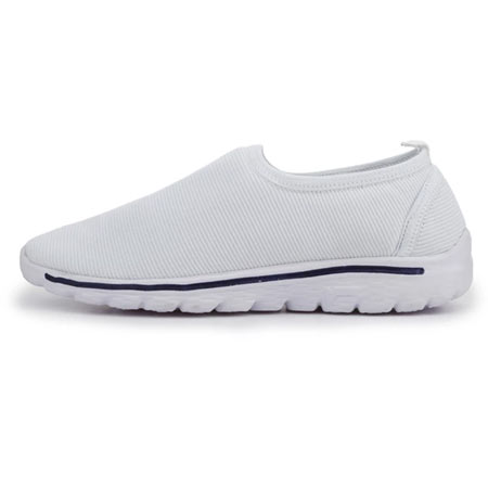 کفش پیاده روی جنس پارچه کشی با زیره پلی اورتان