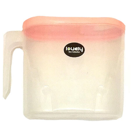 ظرف پودر رختشویی مدل لاولی طرح ساده پلاستیکی