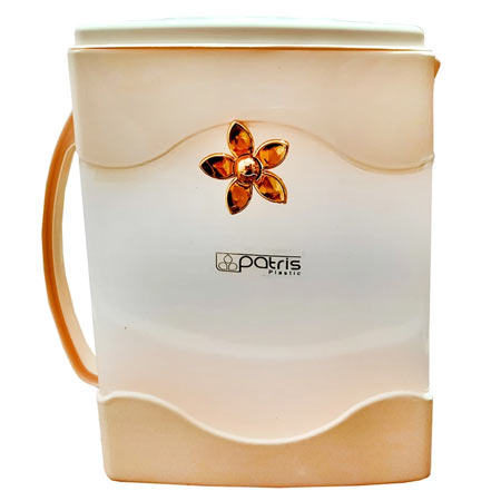 ظرف پودر رختشویی دسته دارد با طرح گل مدل patris