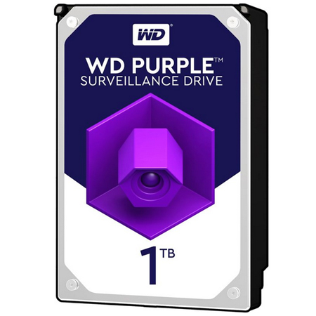 هارددیسک اینترنال وسترن دیجیتال بنفش مدل Purple WD10PURZ ظرفیت 1 ترابایت