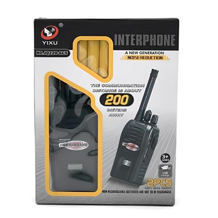 بیسیم اسباب بازی مدل اینترفون برد مفید ۲۰۰ متر