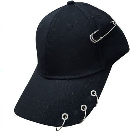 کلاه کپ زنانه مدل پرسینگ جنس الیاف نخی و کتان