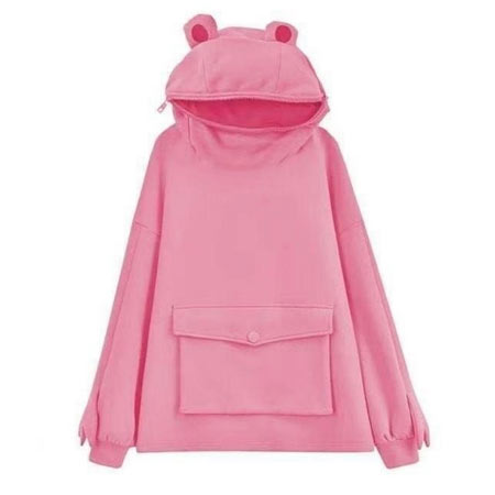 هودی زنانه مدل قورباغه ای جنس دورس