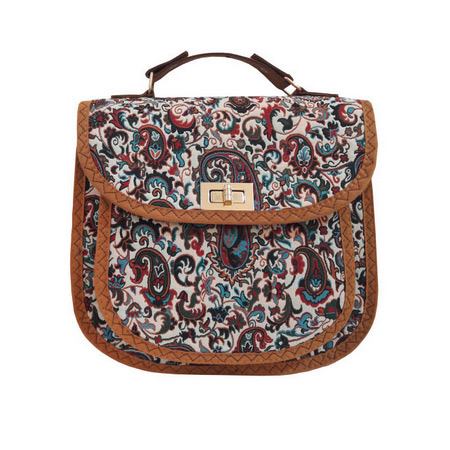 کیف پاسپورتی زنانه پارچه ترمه مدل P7