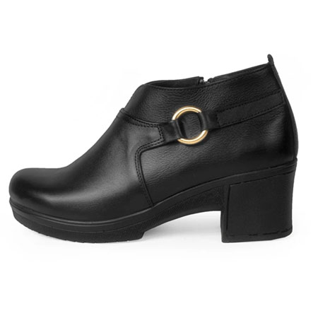 نیم بوت دخترانه چرم عطارد مدل چرم طبیعی