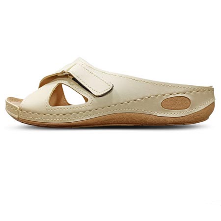 دمپایی طبی زنانه مدل مریم جنس چرم مصنوعی