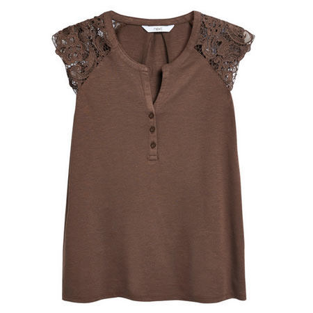 تاپ زنانه نکست جنس پنبه آستین کوتاه مدل me-1