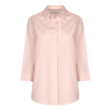 تونیک زنانه نخی یقه برگردان آستین سه ربع برند پاتن جامه