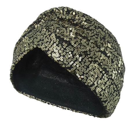 توربان زنانه پولک دار شیک و خاص