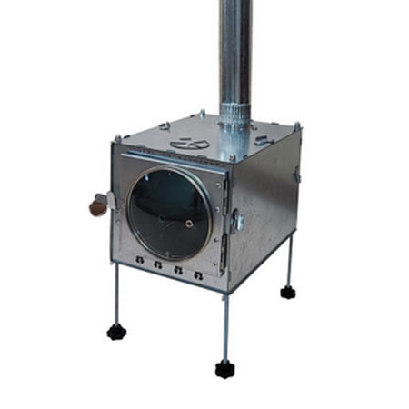 مدل بخاری هیزمی مدل تاشو مسافرتی در شیشه ای