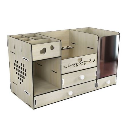 استند لوازم آرایشی جنس چوب ام دی اف کد 003