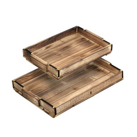 سینی مدل چوبی مجموعه 2 عددی