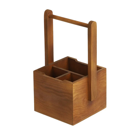 ارگانایزر قاشق و چنگال مدل چوبی