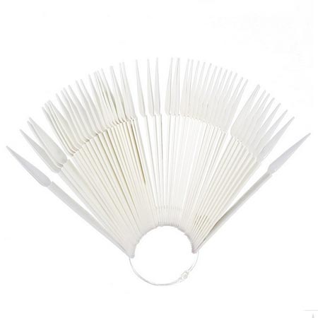 پالت پلاستیکی طراحی ناخن بسته 50 عددی